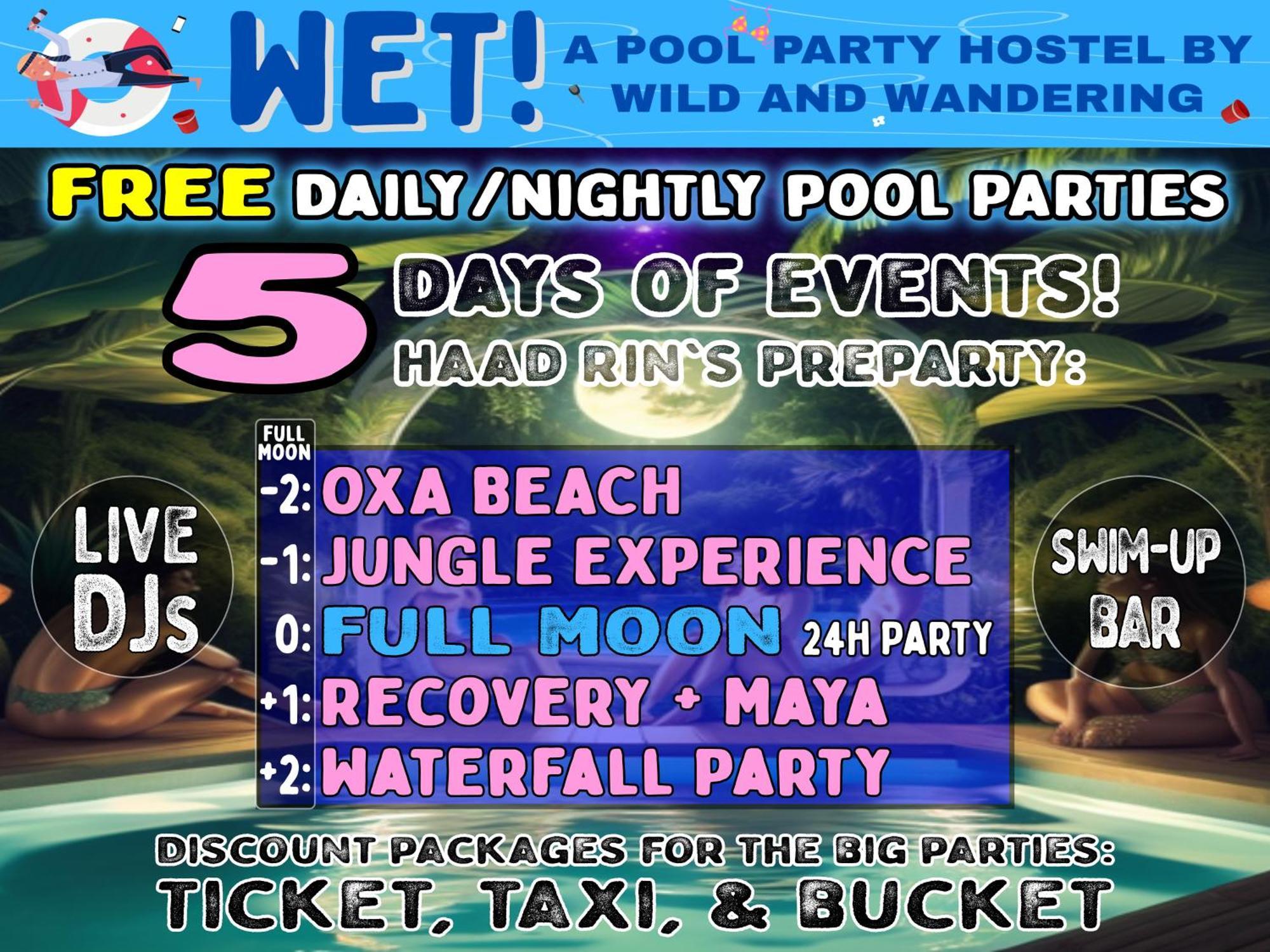 Wet! A Pool Party Hostel By Wild & Wandering Haad Rin Zewnętrze zdjęcie